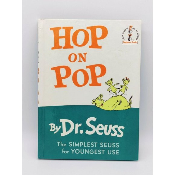 Hop on Pop Book Dr Seuss Hardcover Beginner Books - Picture 2 of 5